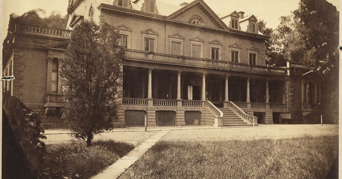Rear Exterior, Van Rensselaer Manor House