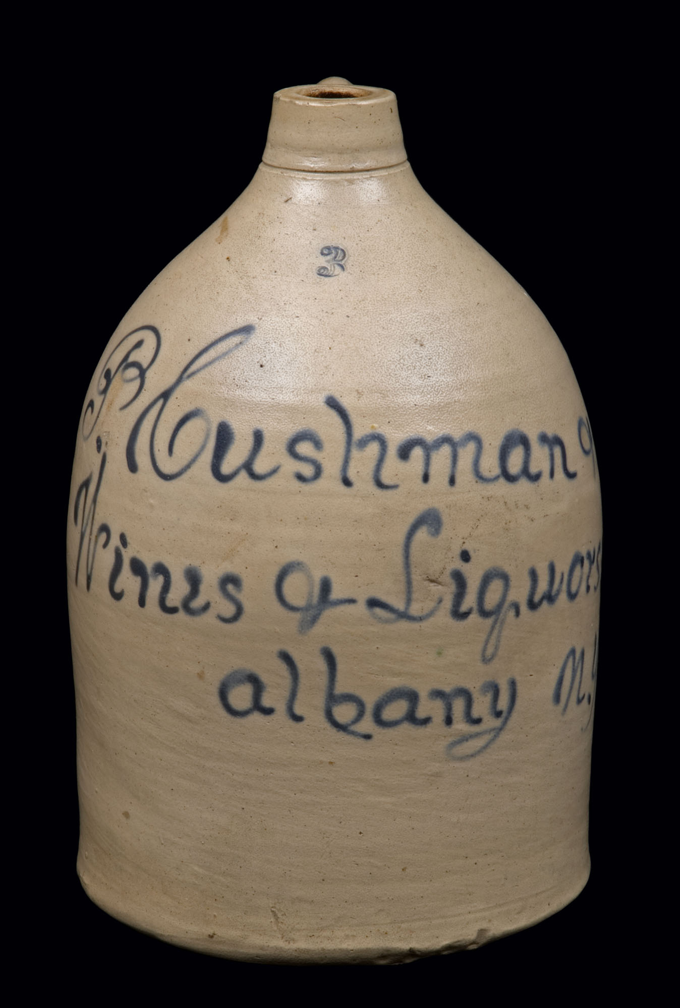 Stoneware Merchant Jug Albany Institute of History and Art