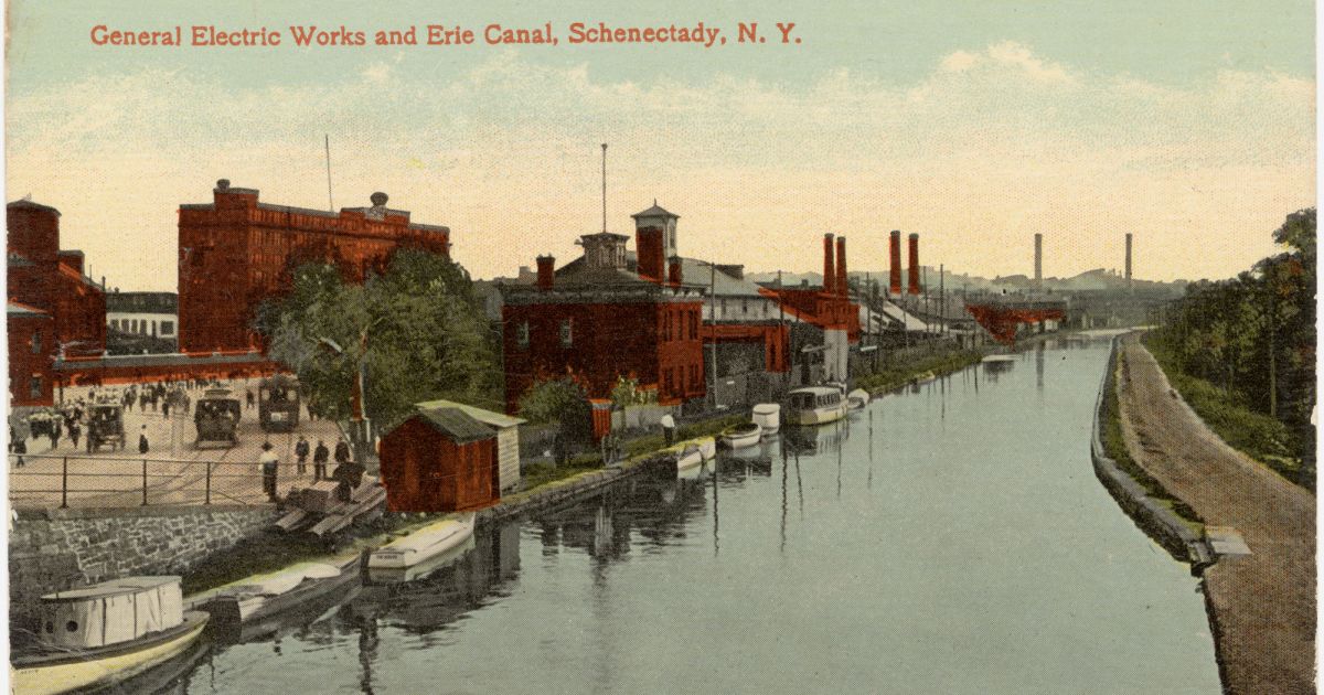 General Electric Works and Erie Canal, Schenectady, N. Y.