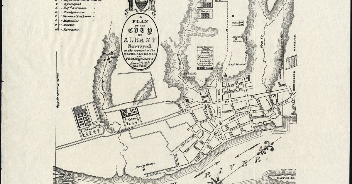 A Plan of the City of Albany