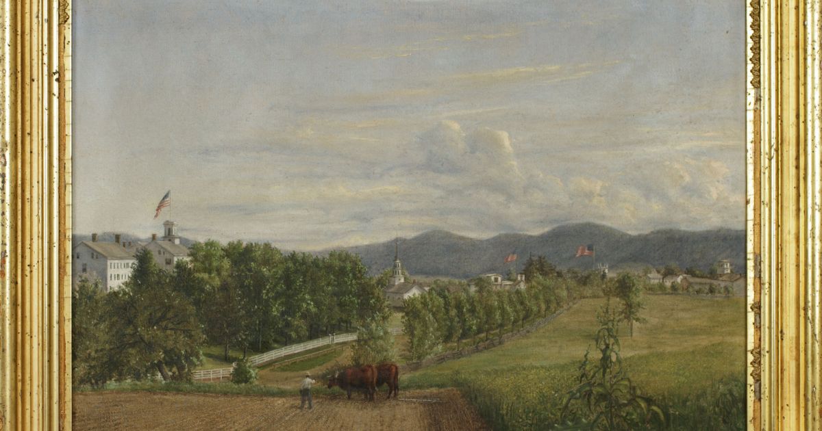 View of Amenia, New York from the Amenia Island Cemetery