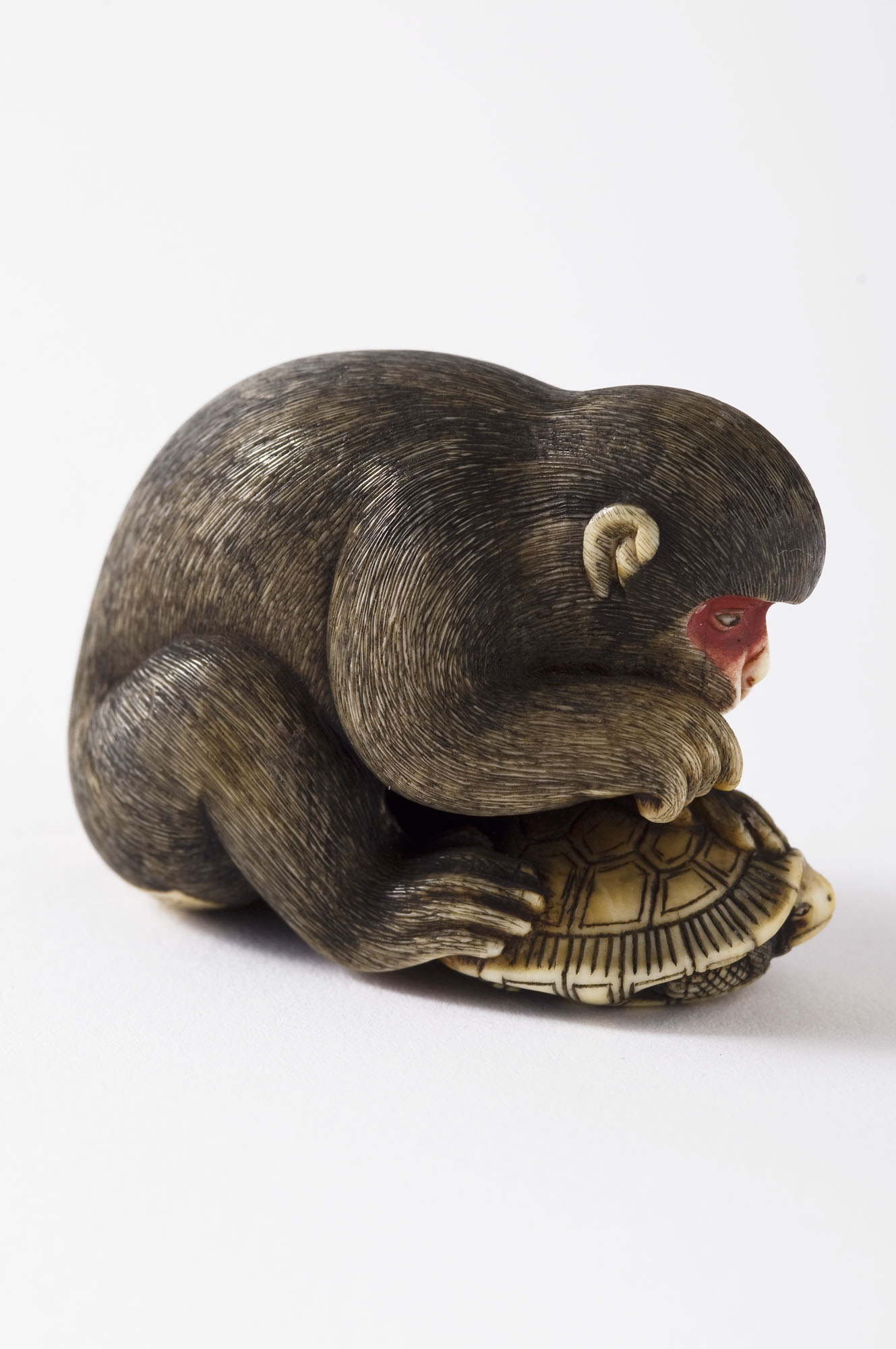 Monkey and Turtle Netsuke Albany Institute of History